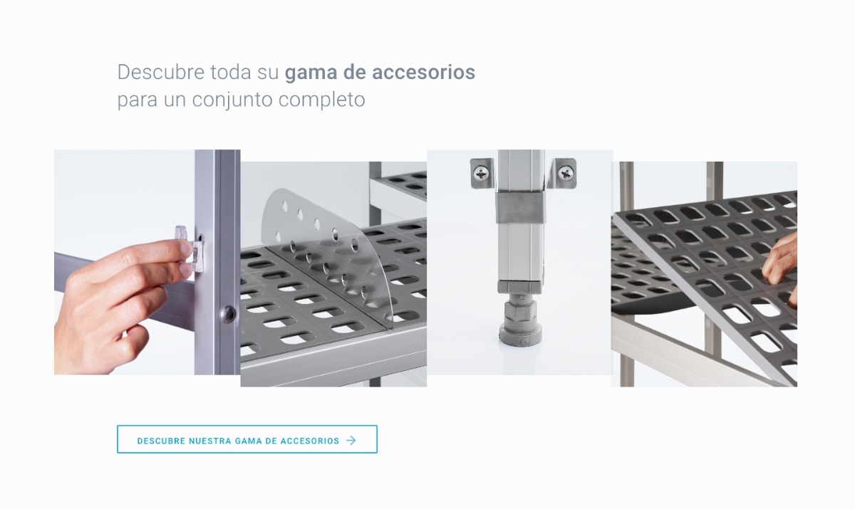 Detalles accesorios productos web corporativa Purever Coldkit España