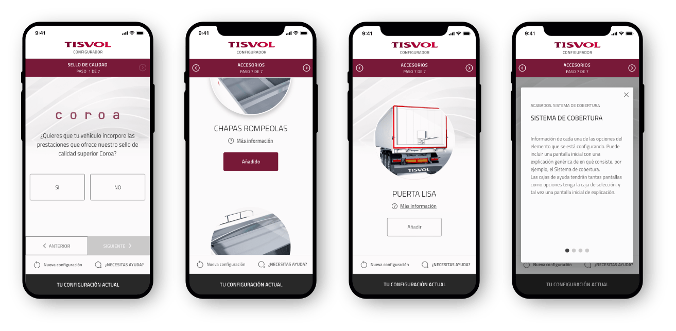 Rediseño tienda on line vehículos de ocasión Tisvol - Versión scroll down iPad e iPhone